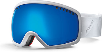 gogle narciarskie Marker BIG PICTURE WHITE/ BLUE HD MIRROR PLUS SERIES