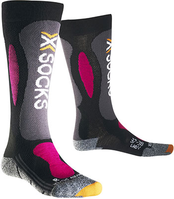 odzież narciarska X-Socks SKI CARVING SILVER WOMEN
