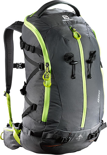 torby, plecaki, pokrowce na narty Salomon S-LAB QST 35 ASPHALT / YUZU YELLOW