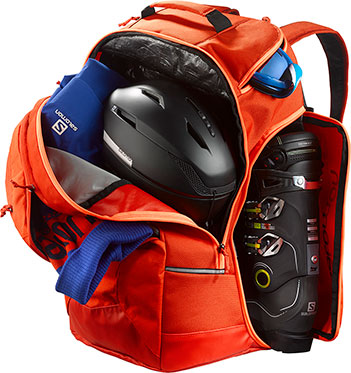 torby, plecaki, pokrowce na narty Salomon EXTEND GO-TO-SNOW GEARBAG LAVA ORANGE | VIVID ORANGE