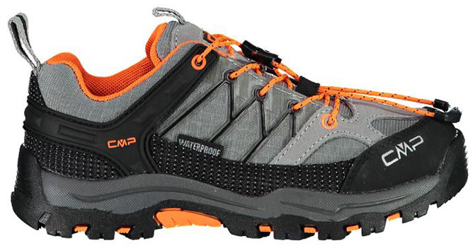 CMP Buty trekkingowe dziecięce CMP KIDS RIGEL LOW (cemento-flash orange)