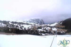 Kamera Seiser Alm / Alpe di Siusi  widok z Monte Piz