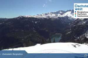 Kamera Gosau  Dachstein West: Zwieselalm Bergstation (LIVE Stream)