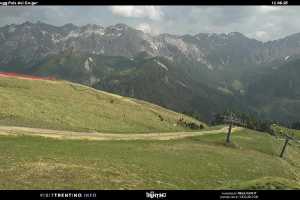 Kamera Val di Fassa Pozza di Fassa-Aloch-Buffaure Arrivo della segg Pala del Geiger