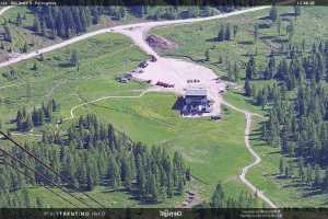 Kamera Val di Fassa  Arrivo Seggiovia