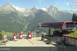 Kamera Skiworld Ahrntal Speikboden Klausberg Bergstation Kabinenbahn Klausberg (LIVE Stream)