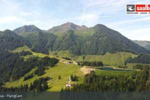Kamera Saalbach Hinterglemm Leogang Fieberbrunn Skicircus Saalbach - FlyingCam (LIVE Stream)