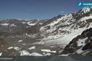 Kamera Kaunertal lodowiec Karlesjoch (LIVE Stream)