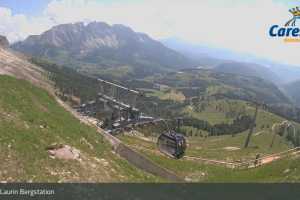 Kamera Carezza  König Laurin Bergstation (LIVE Stream)