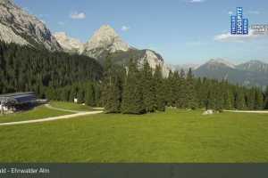 Kamera Tiroler Zugspitzbahn  Ehrwalder Alm (LIVE Stream)