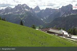 Kamera 3 Zinnen Dolomity  Helm-Plateau (LIVE Stream)