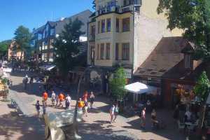 Kamera Zakopane  Krupówki  - widok na deptak