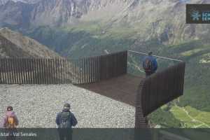 Kamera Val Senales / Schnalstal Maso Corto / Alpin Arena Senales Bergstation Gletscherbahn (LIVE Stream)