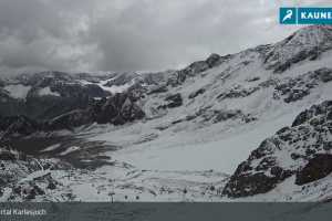 Kamera Kaunertal lodowiec Karlesjoch (LIVE Stream)
