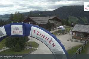 Kamera 3 Zinnen Dolomity  Bergstation Haunold (LIVE Stream)