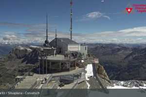 Kamera Silvaplana/Engadin  Corvatsch