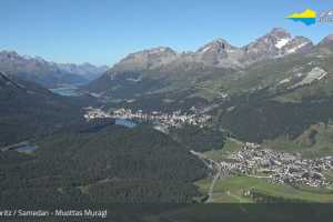 Kamera St. Moritz/Engadyna  Muottas Muragl (LIVE Stream)