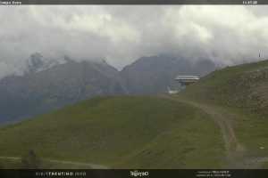 Kamera Val di Fassa Moena - Alpe Lusia Arrivo Seggiovia Campo Cune