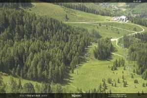 Kamera Val di Fiemme Bellamonte-Alpe Lusia Pista Piovac