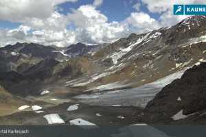 Kamera Kaunertal lodowiec Karlesjoch (LIVE Stream)