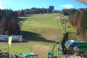 Kamera Krynica-Zdrój Słotwiny Arena Słotwiny Arena - dolna stacja kolei