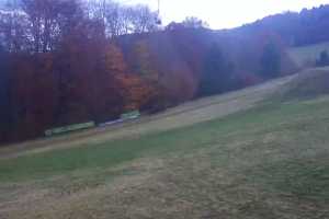 Kamera Ustroń Poniwiec Mała Czantoria Widok na górną stację