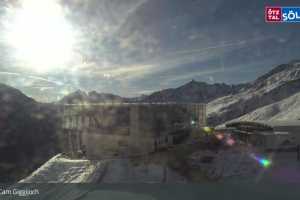 Kamera Soelden lodowce Giggijoch (LIVE Stream)