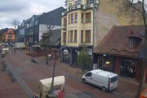 Kamera Zakopane  Krupówki  - widok na deptak