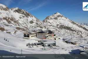 Kamera Kaprun Lodowiec Kitzsteinhorn - Maiskogel Alpincenter (LIVE Stream)