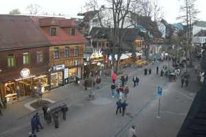 Kamera Zakopane Harenda Krupówki Dolne - widok na deptak
