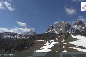 Kamera 3 Zinnen Dolomity  Kreuzbergpass (LIVE Stream)