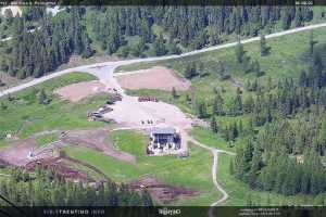 Kamera Val di Fassa  Arrivo Seggiovia