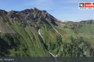 Kamera Saalbach Hinterglemm Leogang Fieberbrunn Skicircus Saalbach - FlyingCam (LIVE Stream)
