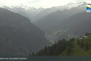 Kamera Grossarltal  Bergstation 6er Sesselbahn Harbach (LIVE Stream)