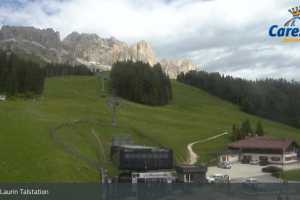 Kamera Carezza  König Laurin Talstation (LIVE Stream)