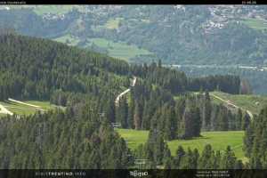 Kamera Val di Fiemme Alpe Cermis Seggiovia Costabella