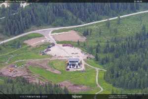 Kamera Val di Fassa  Arrivo Seggiovia