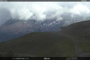 Kamera Val di Fiemme Bellamonte-Alpe Lusia Arrivo Seggiovia Campo Cune