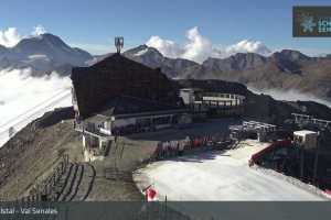 Kamera Val Senales / Schnalstal Maso Corto / Alpin Arena Senales Bergstation Gletscherbahn (LIVE Stream)