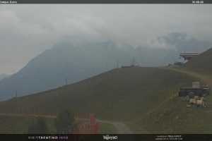 Kamera Val di Fiemme Bellamonte-Alpe Lusia Arrivo Seggiovia Campo Cune