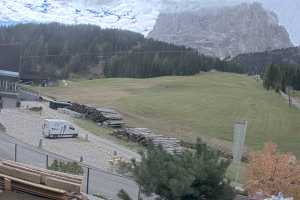 Piz Sella i Sassolungo  widok z hotelu Plan de Gralba