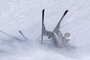 Komu się może przytrafić uraz na nartach?