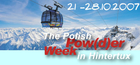 Polish Pow(d)er Week - wielkie otwarcie sezonu na lodowcu Hintertux