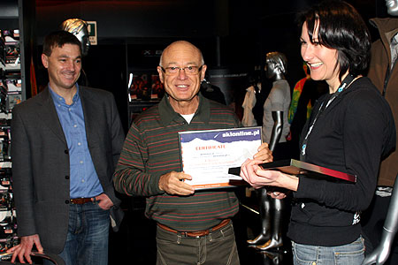 Nagrodę odbiera Profesor Bodo Lambertz