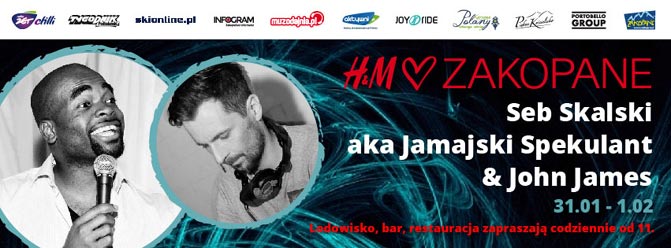 Jamajski Spekulant & John Johnson wystąpią w Apres Ski Zakopane Jamajski Spekulant & John Johnson wystąpią w Apres Ski Zakopane