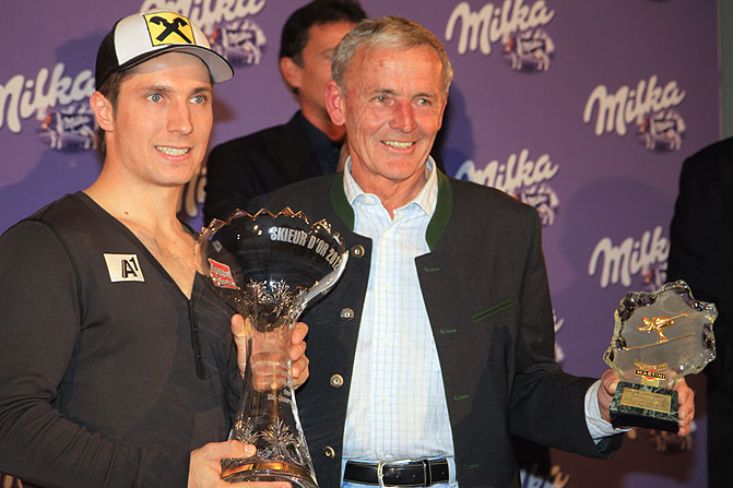 Marcel Hirscher i Egon Zimmermann fot. skionline.pl Marcel Hirscher i Egon Zimmermann fot. skionline.pl