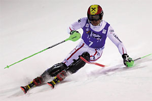 Hirscher najszybszy w 3-Tre