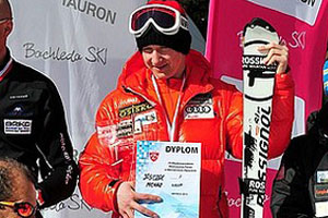 Mistrz Polski trenował w Rusiń-Ski przed slalomem Pucharu Świata