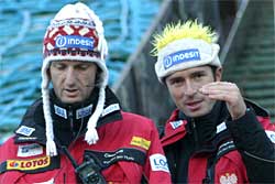 Trenerzy Kuttin i Kruczek fot.skionline.pl