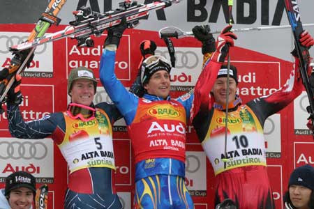 Ligety, Larsson, Kostelic fot. J.Ciszak/skionline.pl Ligety, Larsson, Kostelic fot. J.Ciszak/skionline.pl